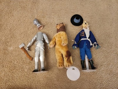 THE WIZARD OF OZ PORCELAIN DOLLS PARADISE GALLERIES Lion Tin Man Scarecrow #X