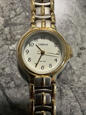 Carriage women's watch by Timex. Indiglo. Water resistant 30M Works Perfectly