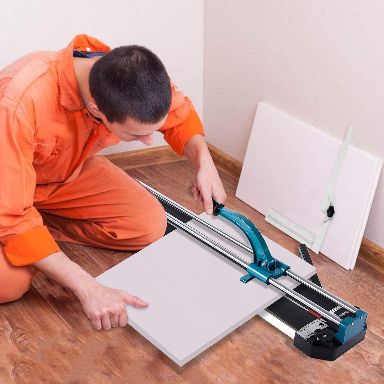 NTUD 48" Manual Tile Cutter 1200mm Ceramic Floor Tile Cutter W/ Laser Guide