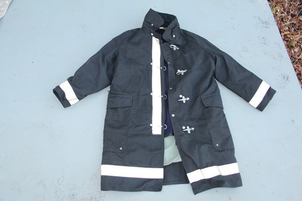 Vintage ALB Firefighter Turnout Coat. Size 46, Good Condition