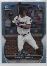 2023 Bowman Draft Chrome Sky Blue Refractor Kemp Alderman #BDC-123 0oe