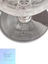 BACCARAT Philip Morris Pair Glass Lowhan Crystal Set JP