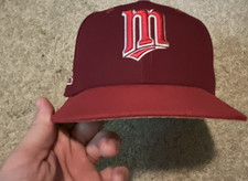New Era 59FIFTY Minnesota Twins Fitted Cap Red MLB 40th season Patch 7 1/4