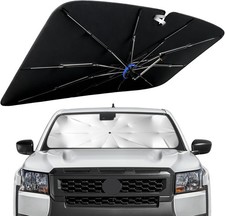 Custom Fit Windshield Sun Shade For Nissan Frontier 2022-2026 Uv Protection S Custom Fit Windshield Sun Shade For Nissan Frontier 2022-2026 Uv Protection S
