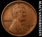 1917-D Lincoln Wheat Cent - Scarce  Better Date  No Reserve  #J7672