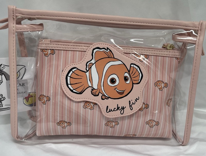 Pixar X Primark Nemo Lucky Fin Makeup Travel Bags Brand New W/ Tags
