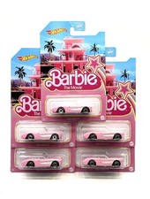Hot Wheels Barbie The Movie 1956 Corvette pink Lot of 5
