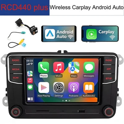 6.5" Wireless Carplay Android Auto BTRCD440 plus RCD330 Für VW GOLF CC Autoradio - Bild 1 von 4