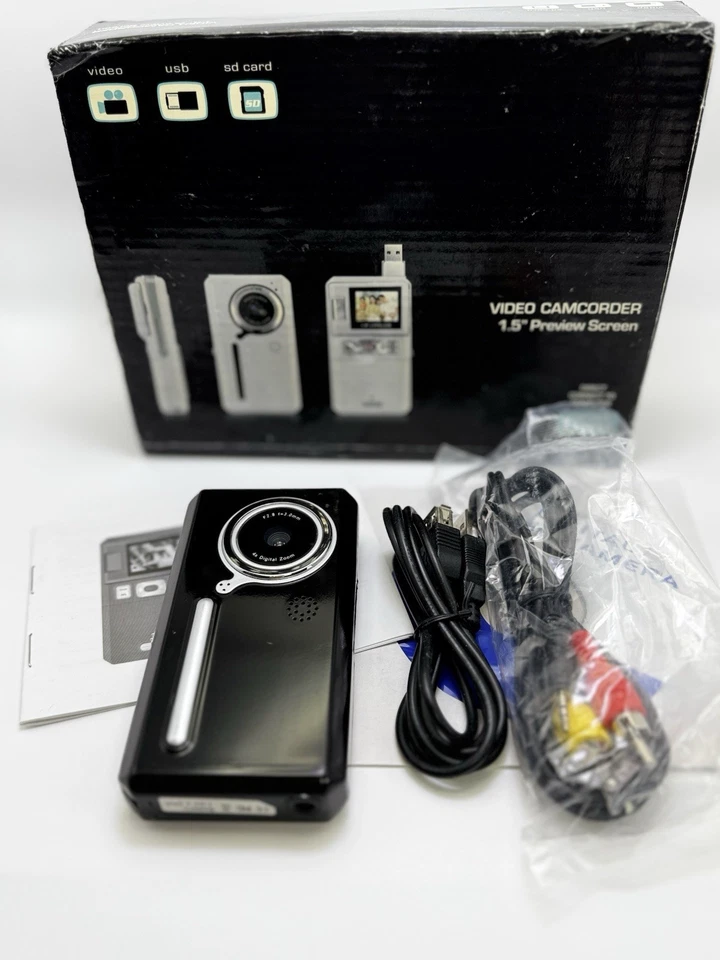 Mini Digital Video Camcorder w/ Flip USB & 1.5" Screen - Image 3 of 4