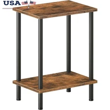 Industrial Side Table Minimalist Nightstand Coffee Table Living Room Office New