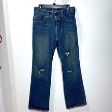 (W2) EMDW Emale Vintage Women's Jeans 34/32 Blue Denim Straight leg made in USA