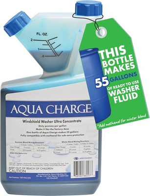 #ad 1 Quart Aqua Charge Windshield Washer Ultra Concentrate fluid Makes 55 gallons $38.00