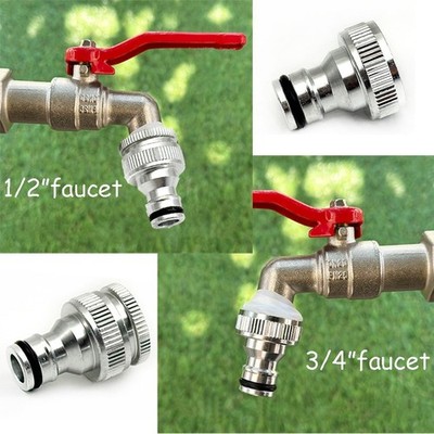 Gartenschlauch Gewinde Adapter Aluminiumlegierung 1/2 Zoll auf 3/4 Zoll für Was