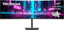 49  Curved Ultrawide Dual-Qhd Monitor  5120 1440 32:9 HDR400  120Hz VA Panel 