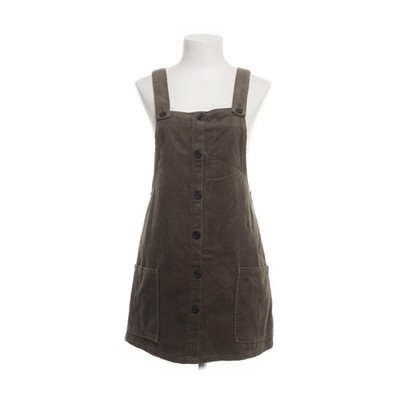 Pull & Bear, Latzkleid, Größe: S, Grün, Baumwolle, Cord, Damen #xpc
