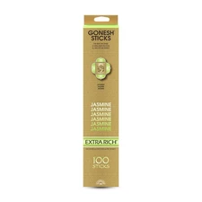 Gonesh Jasmine – 100 Stick Pack – Classic Incense, Count