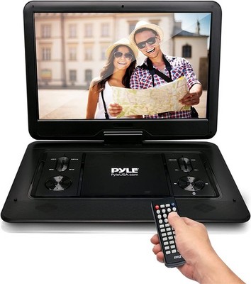 Pyle 15.6'' Portable Multimedia Disc Player Hi-Res HD DVD Dual