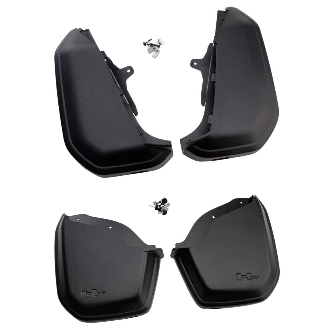 2022-2024 GMC Hummer EV Pickup Front & Rear Molded Splash Guards