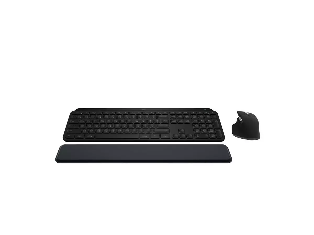 Logitech MX Keys S Combo: MX Master 3S, MX Keys S & MX Palm Rest,  Customizable I