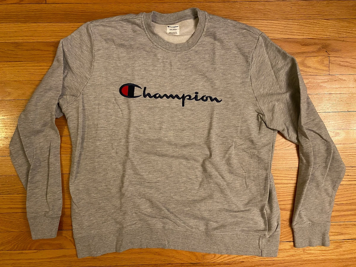 Champion embroidered sweatshirt sale