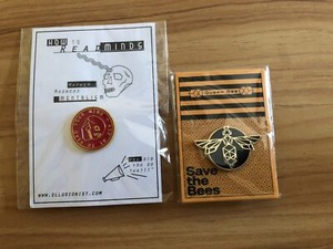 How To Read Minds Pin  /  Save The Bees Enamel Pin Badge By Ellusionist