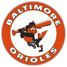 Baltimore Orioles MLB Baseball Car Bumper Sticker Decal "SIZES" ID:7