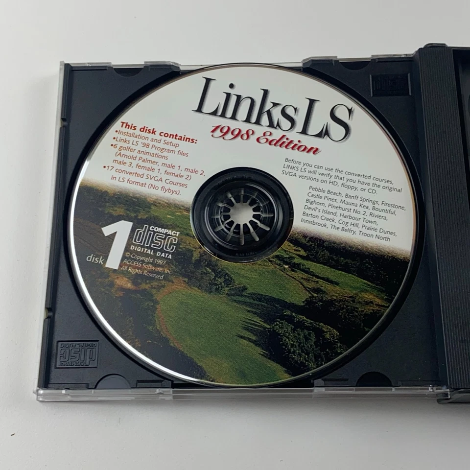 Links LS 1998 Edition (PC CD-ROM, 4-Disc) | Access Software | Golf Simulator - Image 2 of 4
