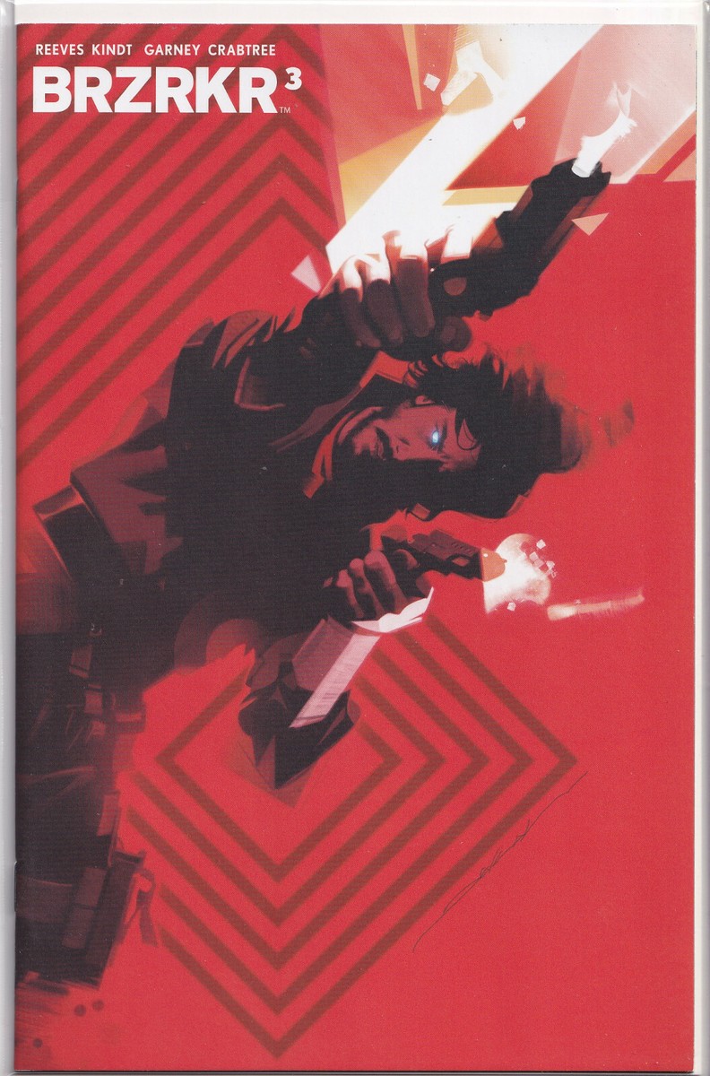 BRZRKR #3 (BERZERKER)(DEKAL VARIANT)(KEANU REEVES) ~ Boom