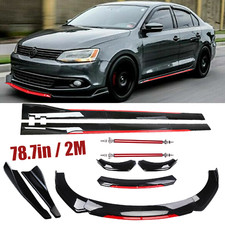 Front Bumper Lip Spoiler Splitter Side Skirt For Kia Stinger For Vw Jetta Mk6 Front Bumper Lip Spoiler Splitter Side Skirt For Kia Stinger For Vw Jetta Mk6
