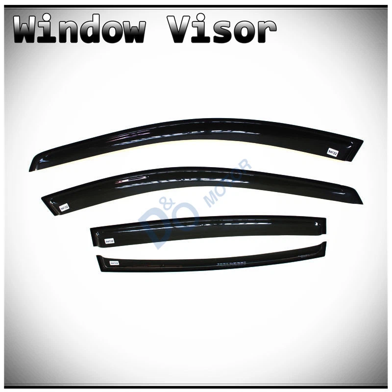 4pcs Smoke Window Visors For 02-06 Nissan Altima Sun/Rain Guard Vent Shade Side Foto 2 de 4