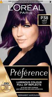 L'Oreal Paris Preference Haarfarbe Permanent Intensive Tokyo Violet P38 Haarfarbe