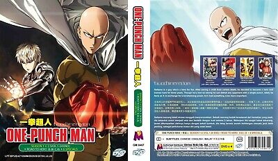 Japanese Drama One Punch Man Season 1+2 Blu-ray Free Region English Sub  Boxed