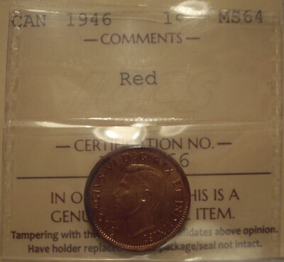 Canada George VI 1946 Small Cent - ICCS MS-64 (XEZ 766) | eBay