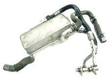 Original Audi Q7 4M 3,0 TDI Getriebe Ölkühler Kühler mit Schläuche 4M0317021 G 
