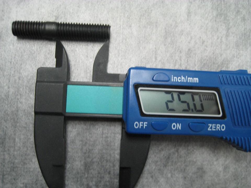 M8x1.25 Exhaust Manifold Stud Kit - Set Of 2 Studs & 2 Lock Nuts - For Honda, Acura, Nissan Kawasaki Motorcycle Exhaust Headers, Manifolds & Studs - Foto 10