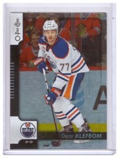 Oscar Klefbom 2017-18 O-Pee-Chee Rainbow Black Parallel Card #308 /100