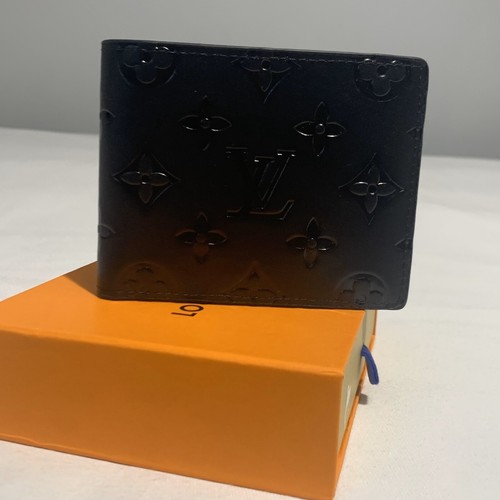 Louis Vuitton Mens Wallet Glossy Black (Pre-Owned)