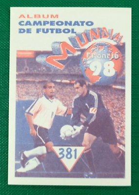 1998 Navarrete France World Cup FIFA Ax Sticker #381 JORGE CAMPOS