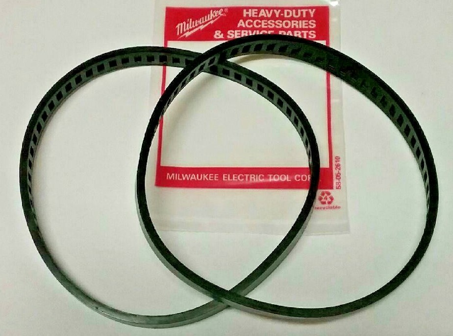 Milwaukee 45690010 2pk Genuine Portaband Blade Pulley Tires New