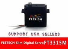 Slim Metal Gear Ball Bearing Digital Metal Gear Servo  FT3315M