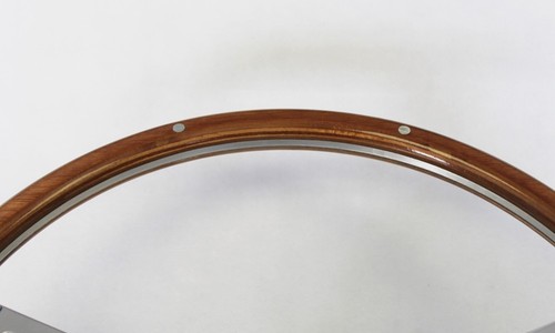 Falcon Mustang w/ generator Cobra Style 9 hole Steering Wheel Wood 15" Ford Cap - Foto 7 di 7