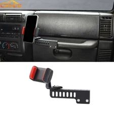 Passenger Cell Phone Holder Stand Mount Bracket For Jeep Wrangler TJ 1997-2006