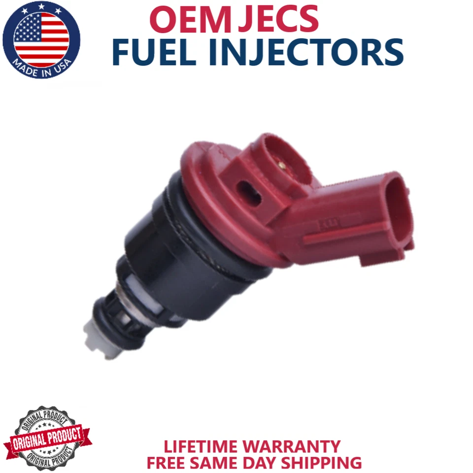 НОВЫЕ оригинальные топливные форсунки x6 JECS для 1993 1994 1995 1996 Nissan 300ZX 3,0 л V6 - Изображение 2 из 2