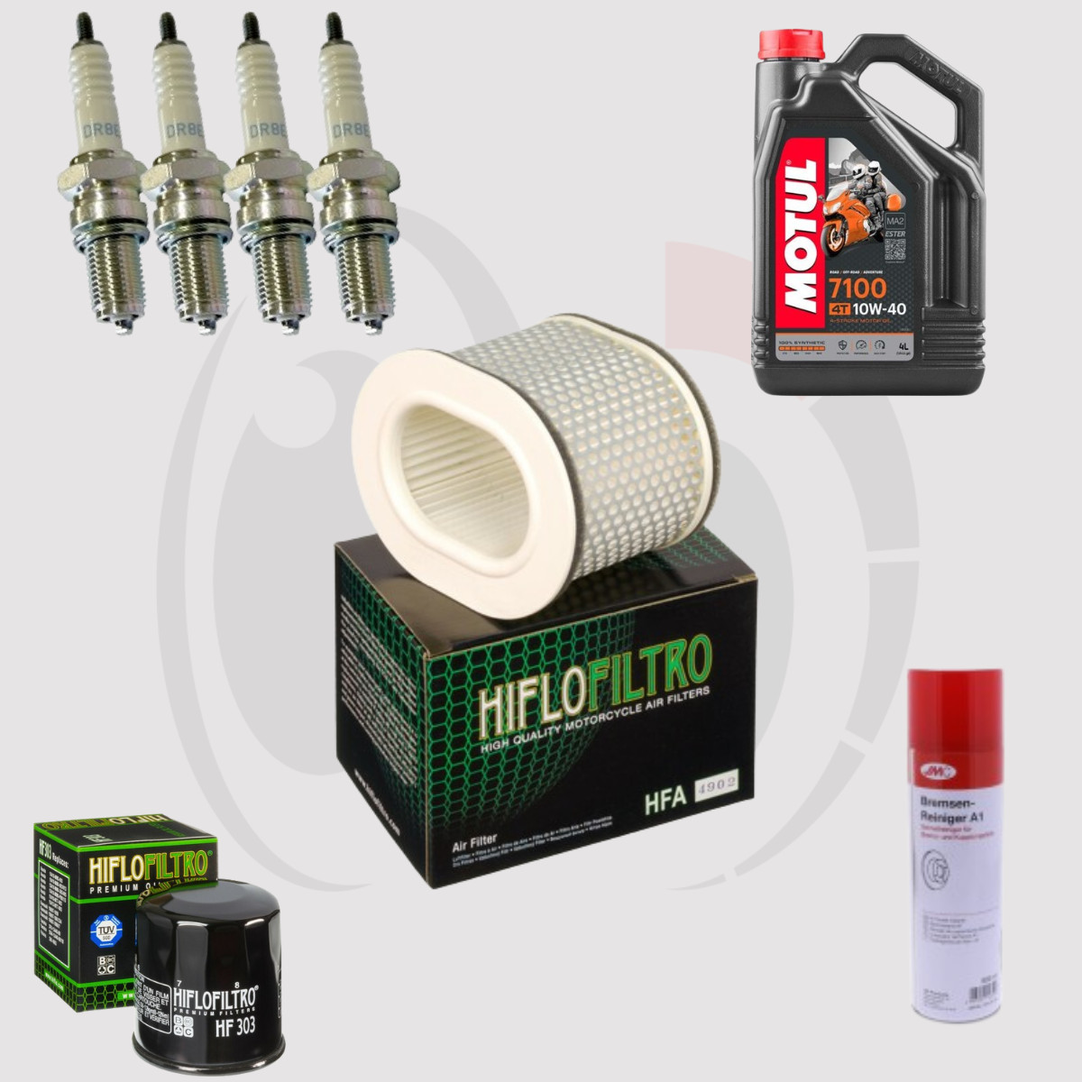 Huile Motul 4T et filtre haut de gamme pour Yamaha YZF 1000 R Thunderace