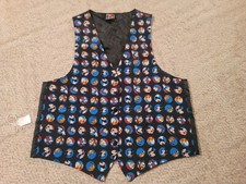 Disney Mickey Unlimited Mickey, Pluto, Donald, Goofy Vest One Size Polyester USA
