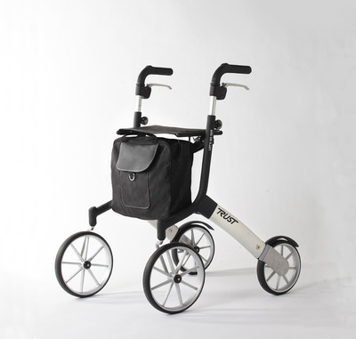 Trust Care Leichtgewicht Outdoor Rollator Let's Go Out faltbar große Räder 6,2kg