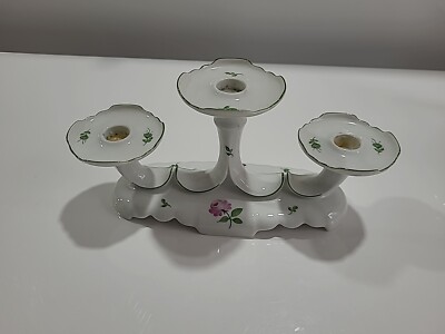 Augarten Wien Austria Kerzenständer 3-armig Kerzenhalter Vintage 