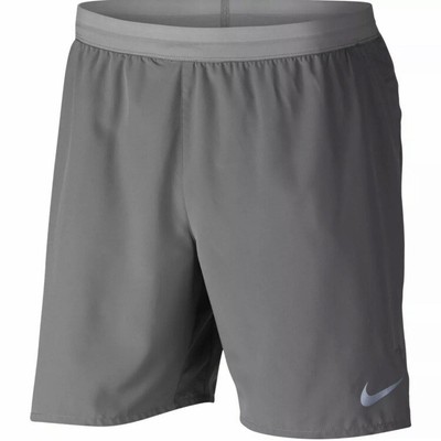 Nike Flex Stride 7â Brief Lined (Menâs Size 2XL) Running Short Gray Athletic Gym | eBay