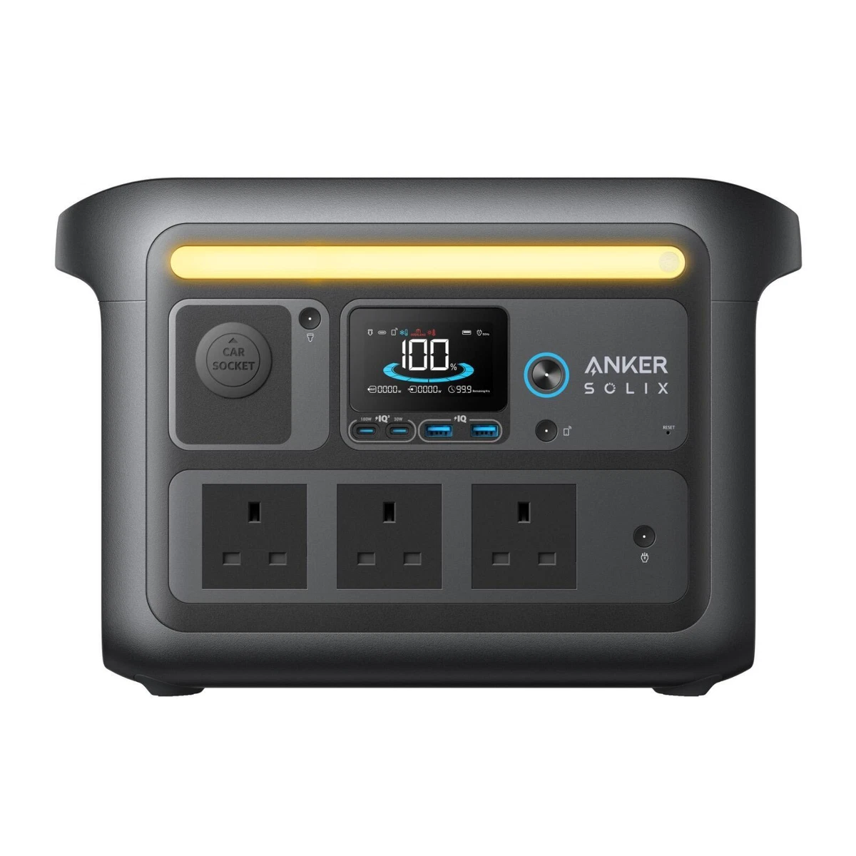 Anker SOLIX C800X Plus Solar Generator Portable Battery + PS100 