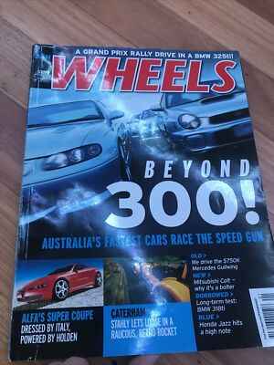 WHEELS Car magazine JAN 2003 BRERA X CORDIA XK VIPER 57 62 WRX GTS SENATOR 318ti